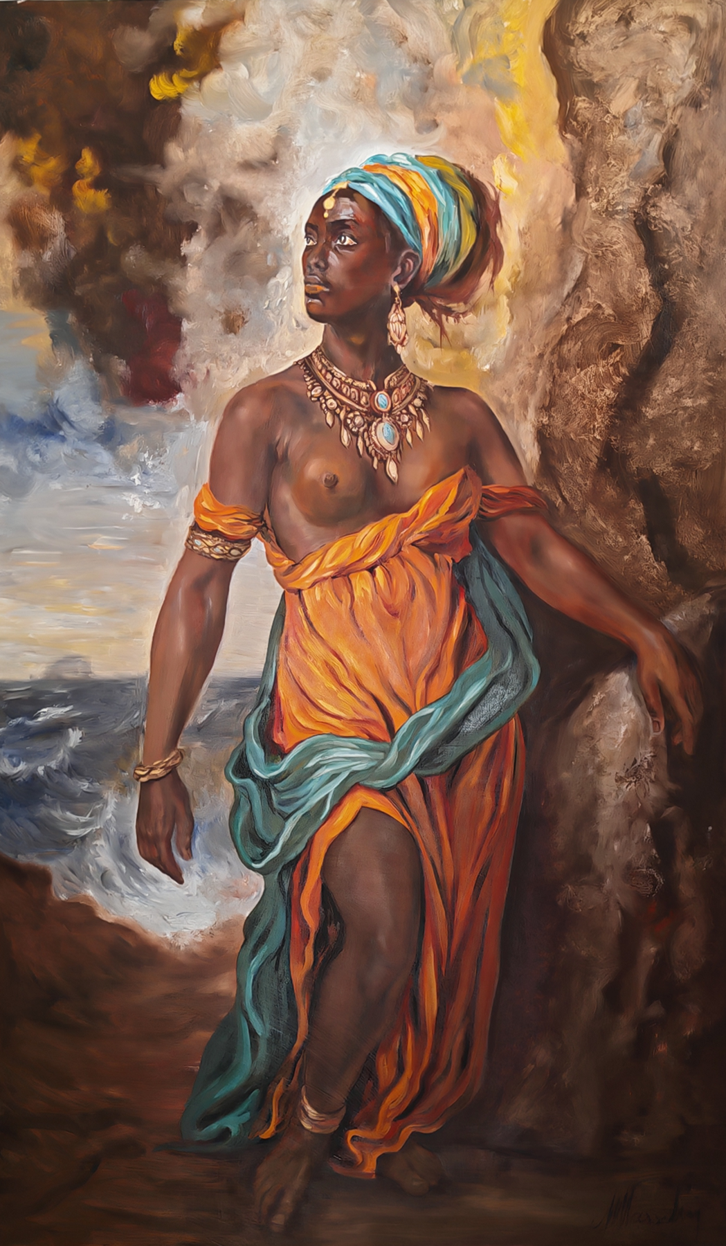 Andromede sans recours Magali Masselin · ARTISTE PEINTRE