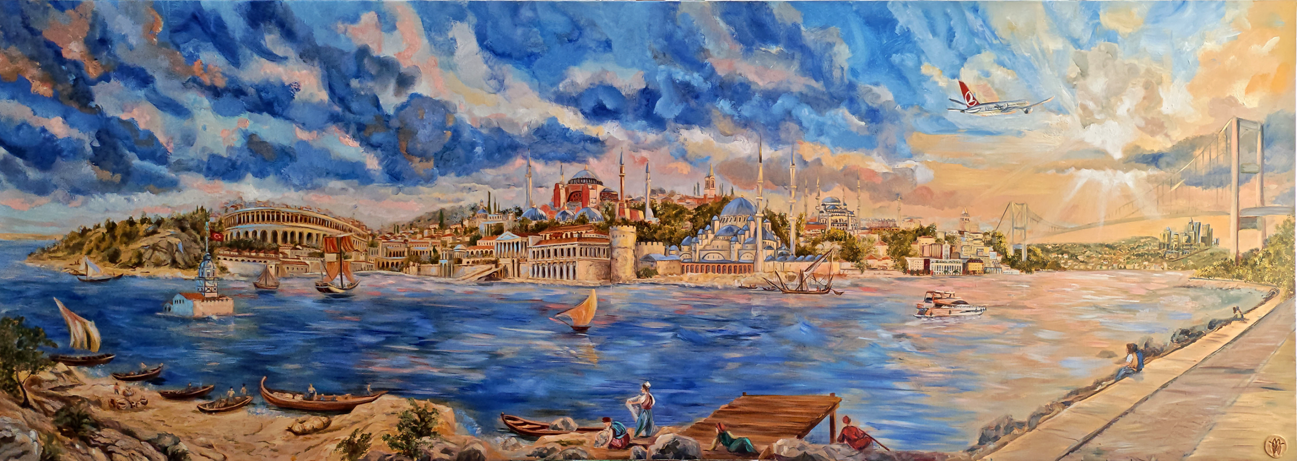 ISTANBUL OEUVRE ISTANBUL scaled Magali Masselin · ARTISTE PEINTRE